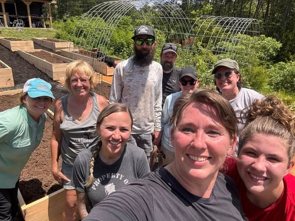 Stacy & Joshua Sporre's garden build